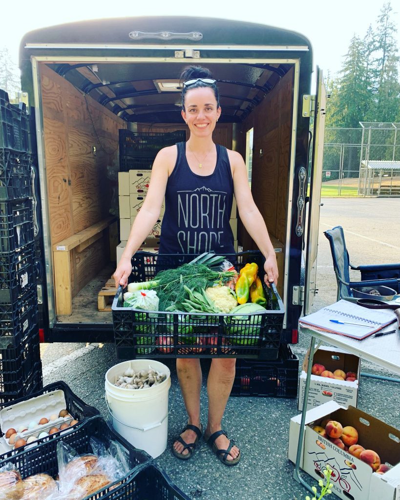 Dana Dykema from Valley to Shore Seasonal Produce Vegetables Fruits Boxes For Sale and Delivery in Metro Vancouver