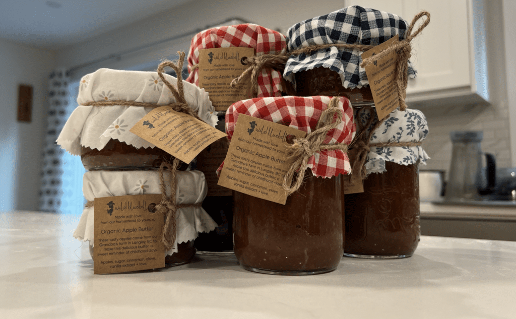 buy organic apple butter shop online in canada handcrafted in the fraser valley of british columbia