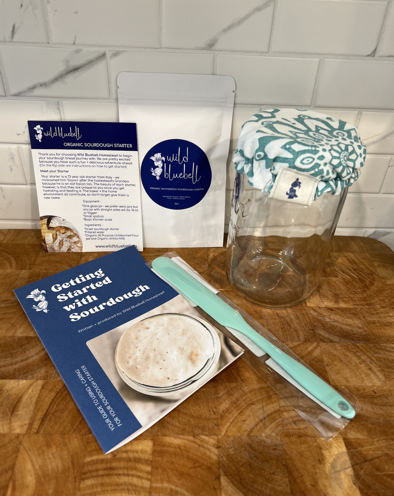 Buy Sourdough Starter Kit Online in Canada From Wild Bluebell Homestead in Fraser Valley British Columbia