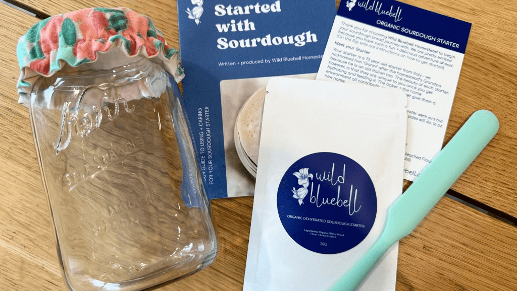 buy sourdough starter kit online in canada from wild bluebell homestead