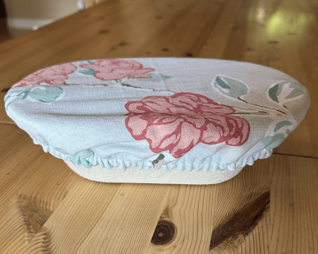Buy Repurposed Fabric Sourdough Banneton Covers Online in Canada Handmade by Wild Bluebell Homestead