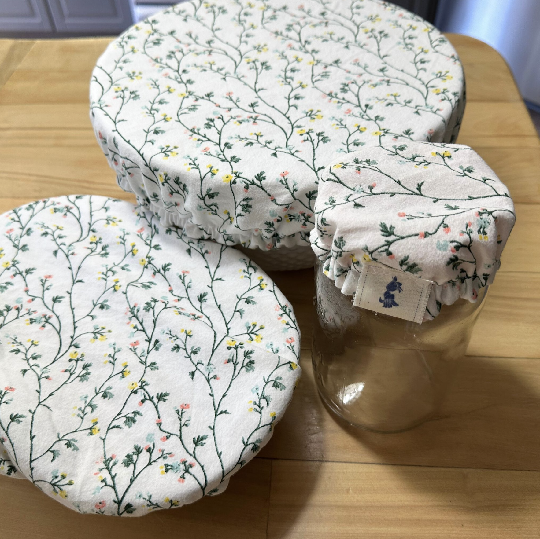 buy custom made limited edition one of a kind matching sourdough sets online in canada shop wild bluebell homestead to order sets crafted from reused vintage heirloom fabrics 17